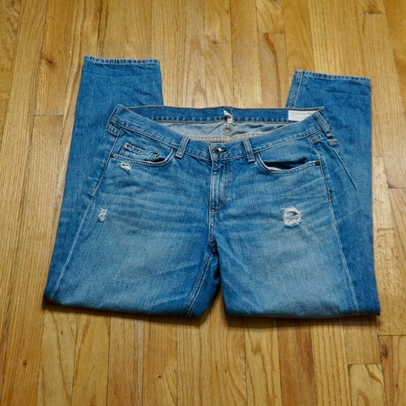 rag & bone Denim - RAG & BONE Distressed Boyfriend Blue Jean Size 29